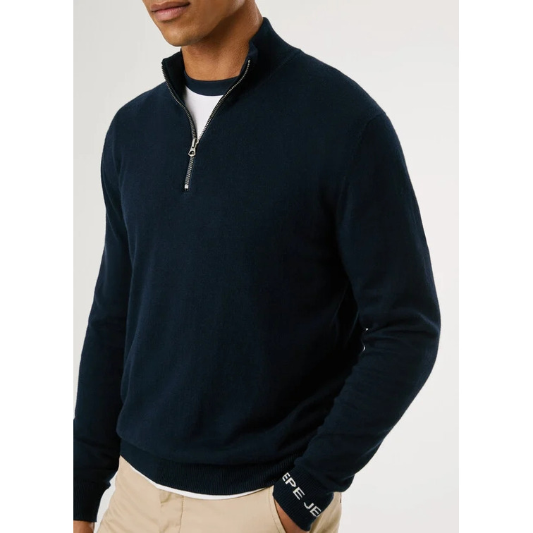 JERSEY HOMBRE  PEPE JEANS ANDRE MOCK ZIPPER