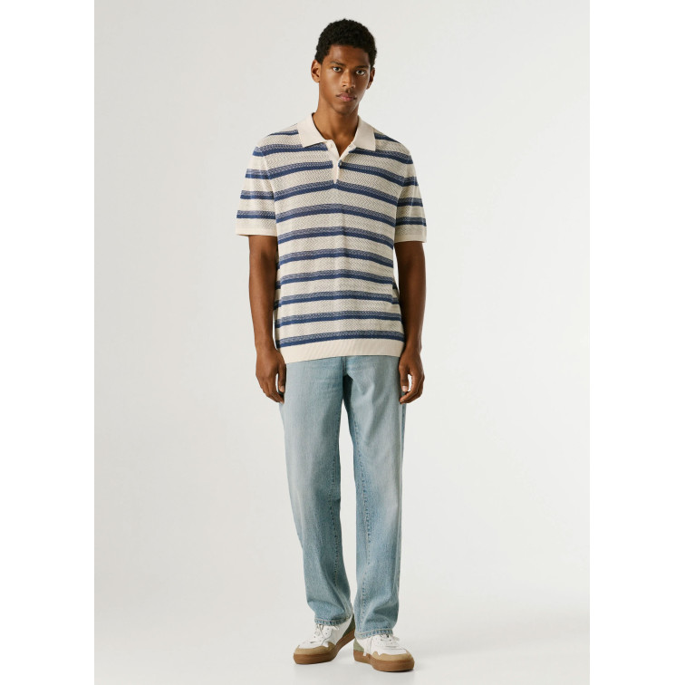 POLO DE PUNTO HOMBRE PEPE JEANS CON RAYAS