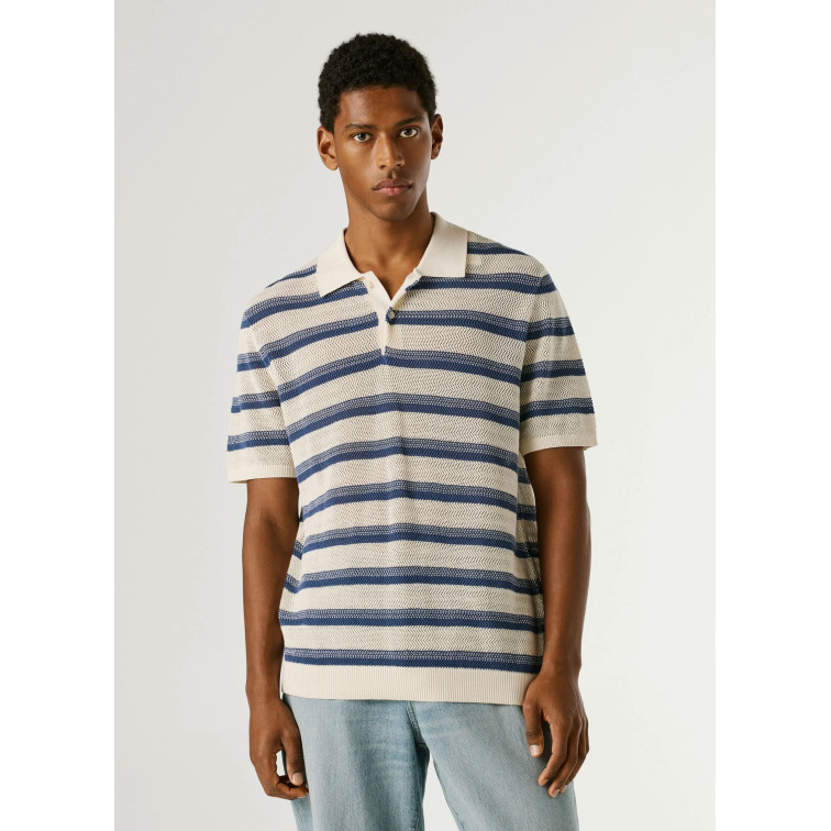 POLO DE PUNTO HOMBRE PEPE JEANS CON RAYAS