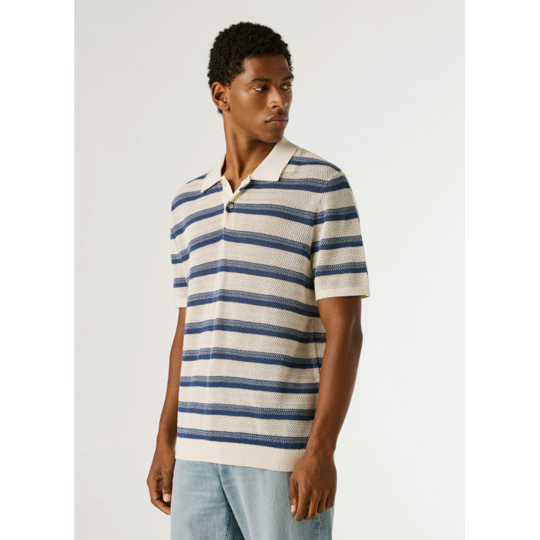 POLO DE PUNTO HOMBRE PEPE JEANS CON RAYAS