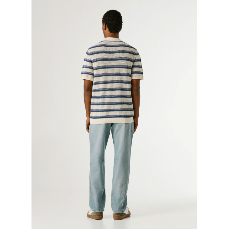 POLO DE PUNTO HOMBRE PEPE JEANS CON RAYAS