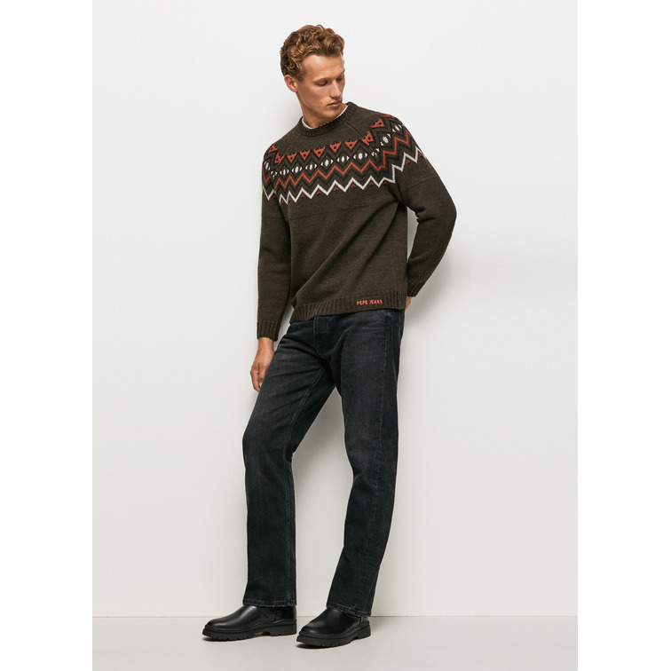 JERSEY JACQUARD GEOMÉTRICO HOMBRE PEPE JEANS MALIK