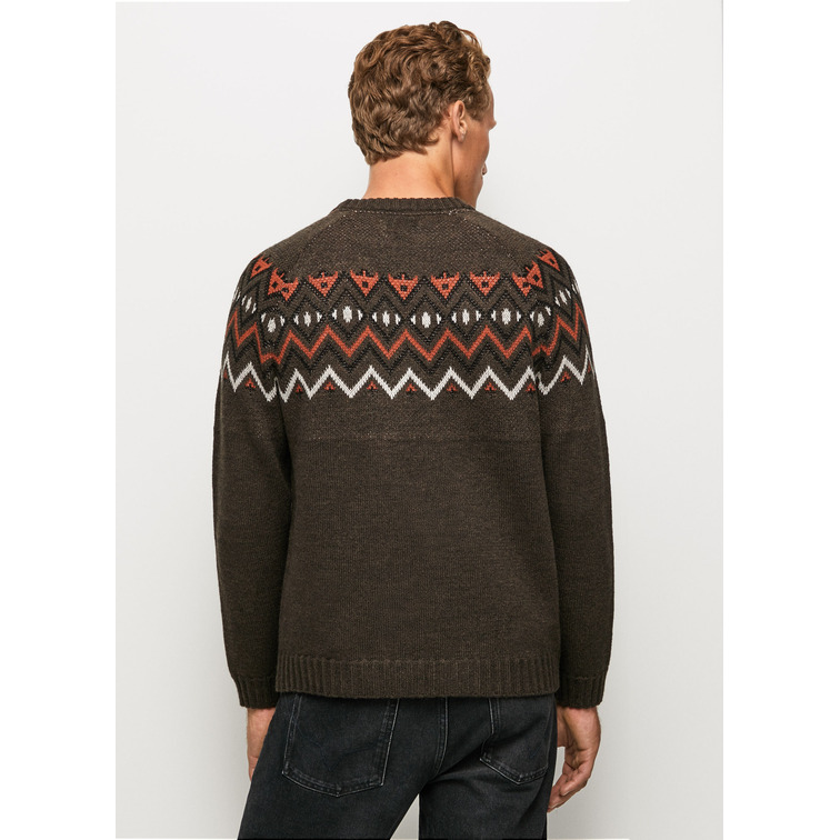 JERSEY JACQUARD GEOMÉTRICO HOMBRE PEPE JEANS MALIK