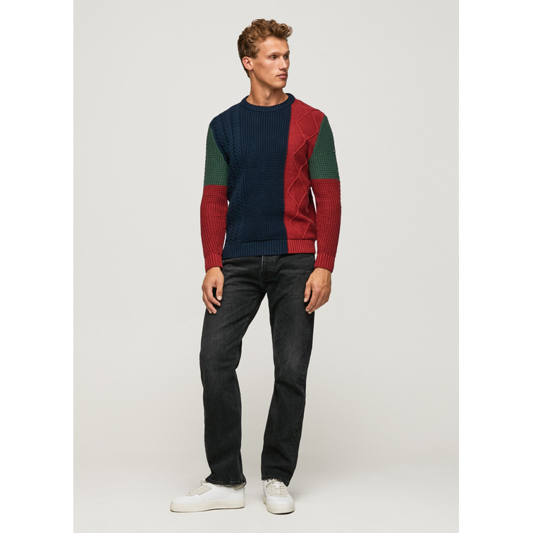 JERSEY COLOR BLOCK HOMBRE PEPE JEANS MONDAY