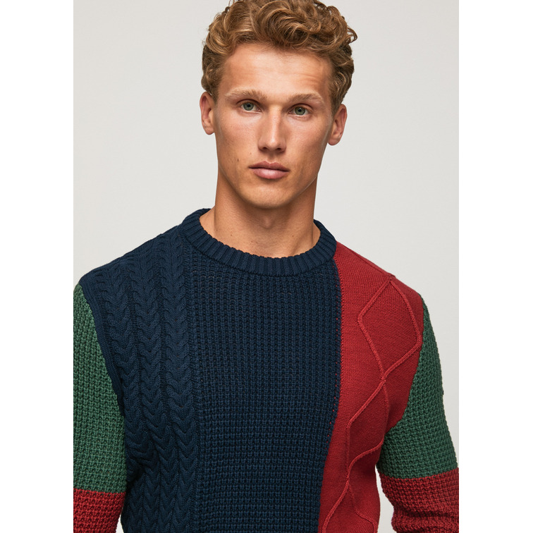 JERSEY COLOR BLOCK HOMBRE PEPE JEANS MONDAY