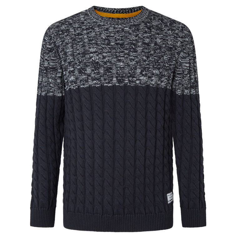 JERSEY COLORBLOCK PUNTO TRENZADO HOMBRE PEPE JEANS SETH
