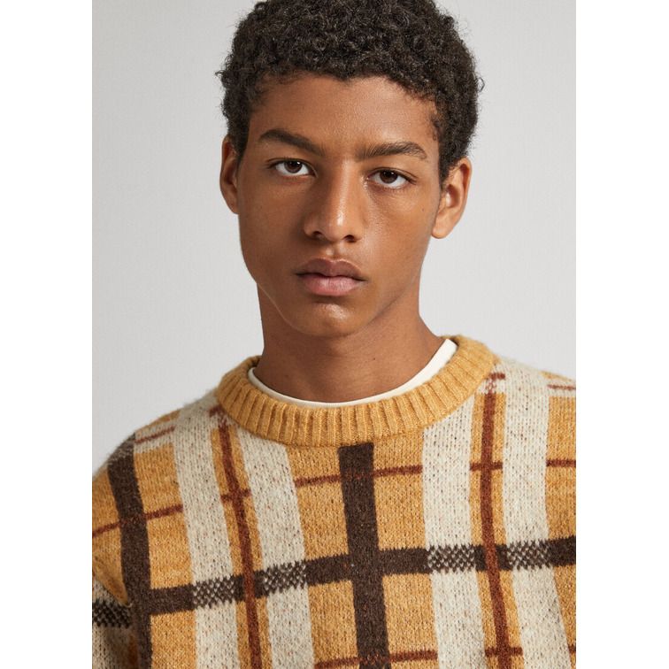 JERSEY ALGODÓN CUADROS TARTÁN HOMBRE PEPE JEANS STOCKWELL