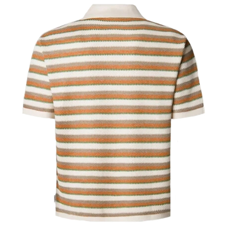 POLO A RAYAS HOMBRE PEPE JEANS TEJIDO CROCHET