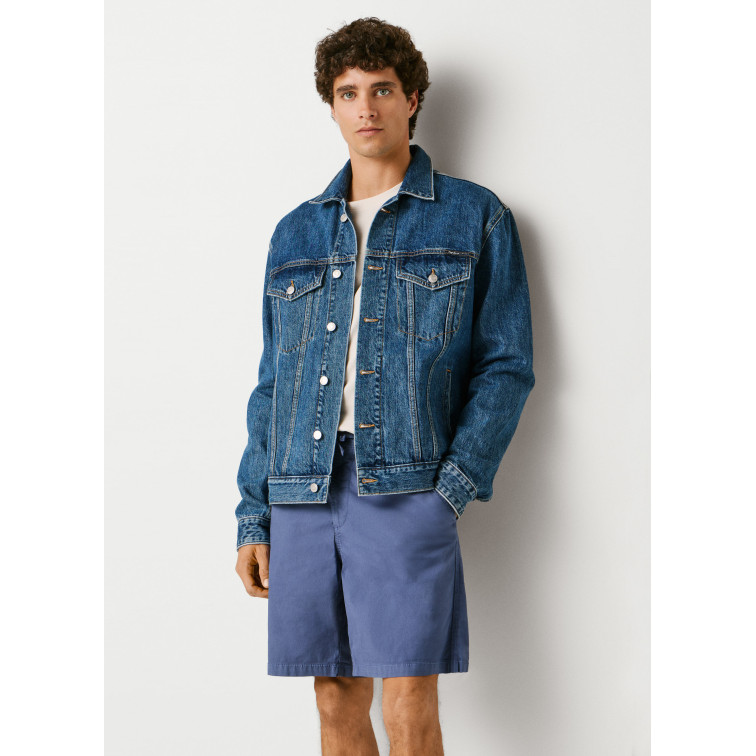 PANTALÓN CORTO HOMBRE  PEPE JEANS RELAXED PULL ON POPLIN SHORT