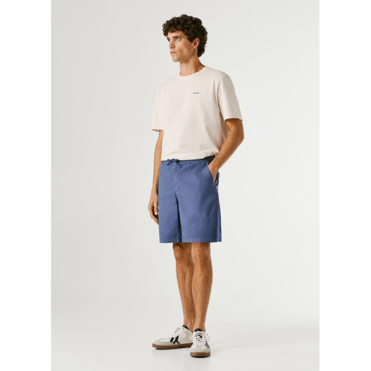 PANTALÓN CORTO HOMBRE  PEPE JEANS RELAXED PULL ON POPLIN SHORT