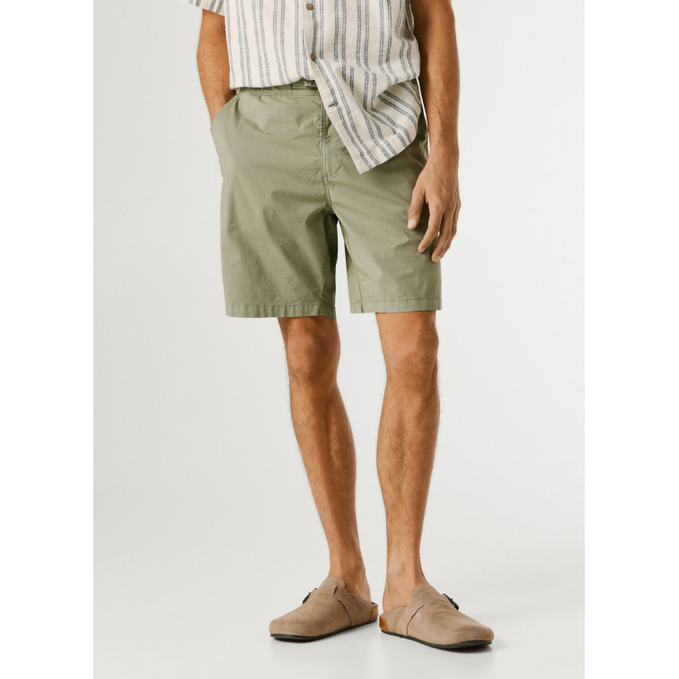 PANTALÓN CORTO HOMBRE  PEPE JEANS RELAXED PULL ON POPLIN SHORT