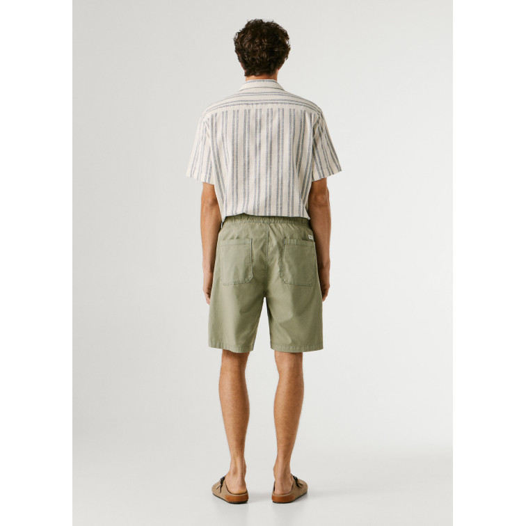 PANTALÓN CORTO HOMBRE  PEPE JEANS RELAXED PULL ON POPLIN SHORT