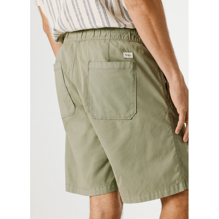 PANTALÓN CORTO HOMBRE  PEPE JEANS RELAXED PULL ON POPLIN SHORT