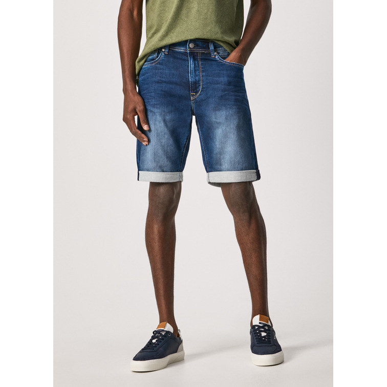 PANTALÓN CORTO HOMBRE  PEPE JEANS JACK SHORT DARK