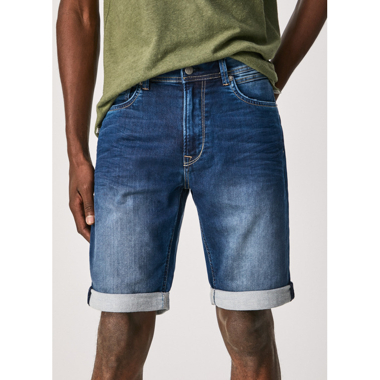 PANTALÓN CORTO HOMBRE  PEPE JEANS JACK SHORT DARK