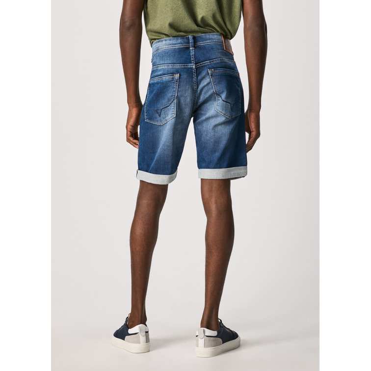 PANTALÓN CORTO HOMBRE  PEPE JEANS JACK SHORT DARK