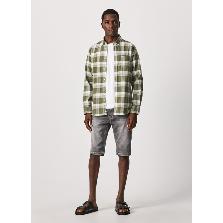 PANTALÓN CORTO HOMBRE  PEPE JEANS JACK SHORT GREY
