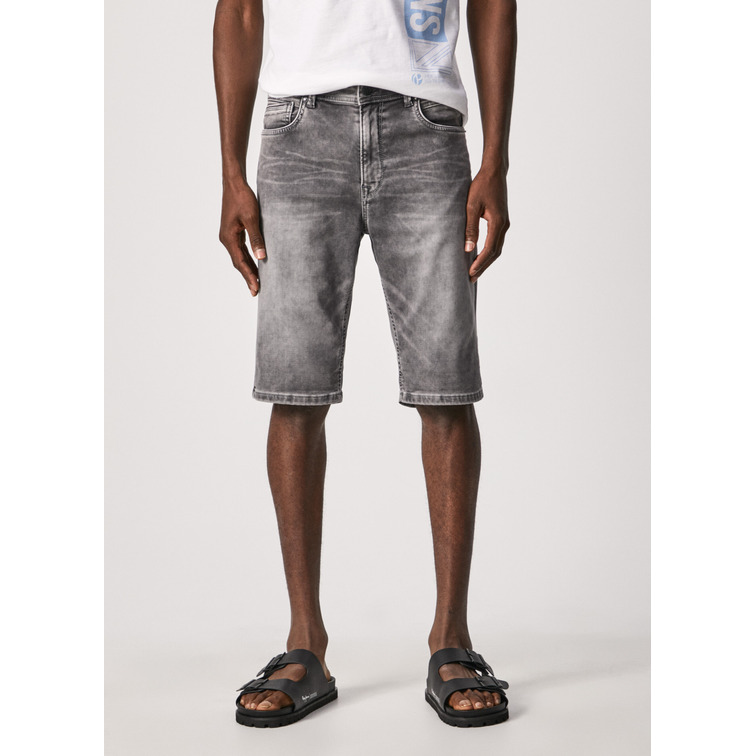 PANTALÓN CORTO HOMBRE  PEPE JEANS JACK SHORT GREY