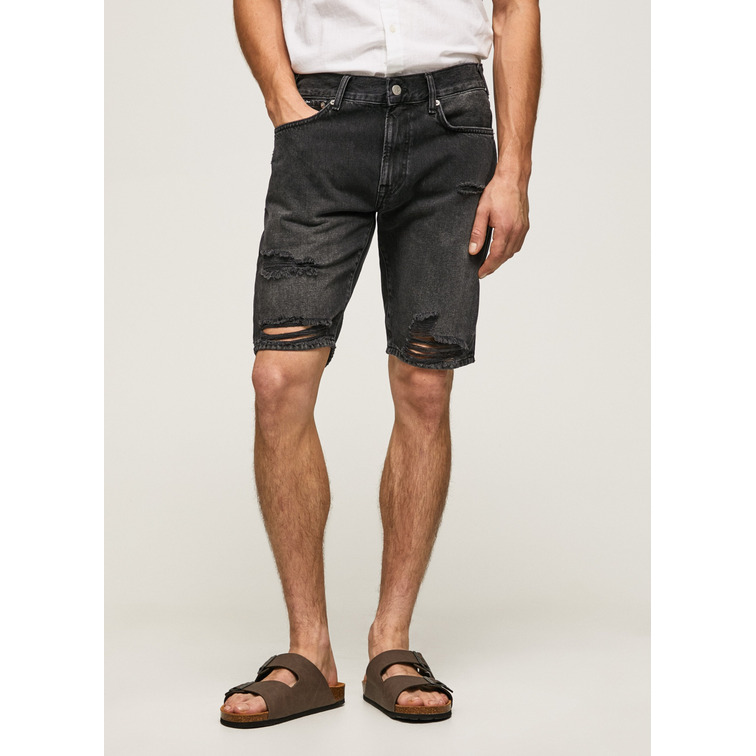 BERMUDA VAQUERA ROTOS HOMBRE PEPE JEANS STANLEY