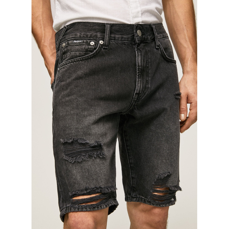 BERMUDA VAQUERA ROTOS HOMBRE PEPE JEANS STANLEY