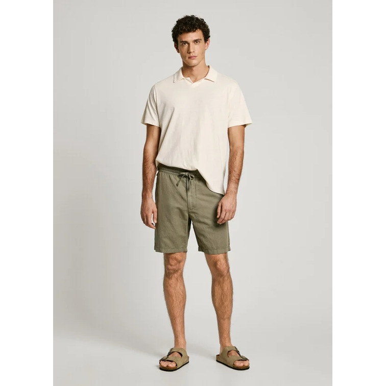 PANTALÓN CORTO HOMBRE  PEPE JEANS RELAXED LINEN SMART SHORTS