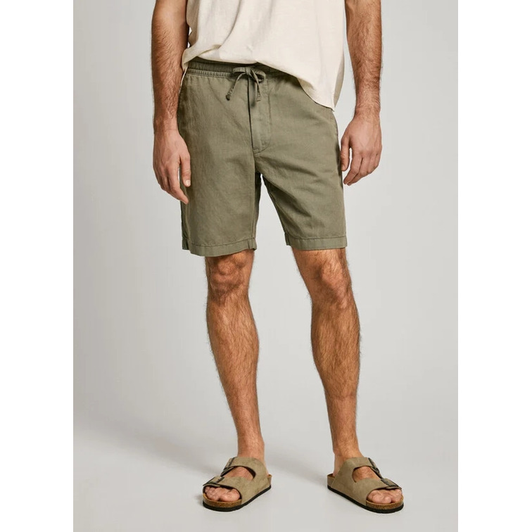 PANTALÓN CORTO HOMBRE  PEPE JEANS RELAXED LINEN SMART SHORTS