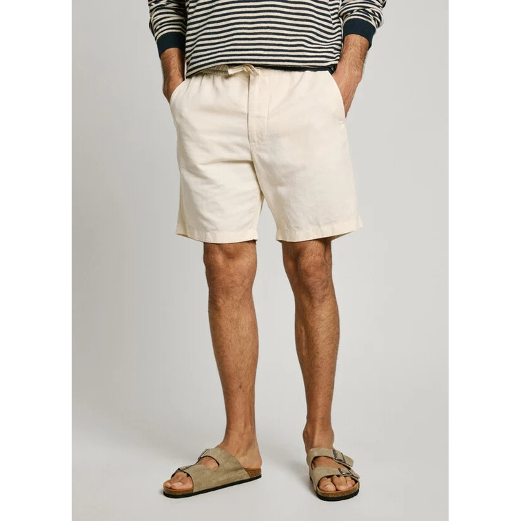 PANTALÓN CORTO HOMBRE  PEPE JEANS RELAXED LINEN SMART SHORTS