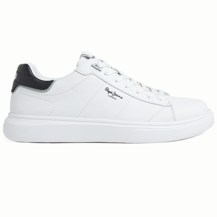 ZAPATILLA EN PIEL BICOLOR HOMBRE PEPE JEANS EATON BASIC