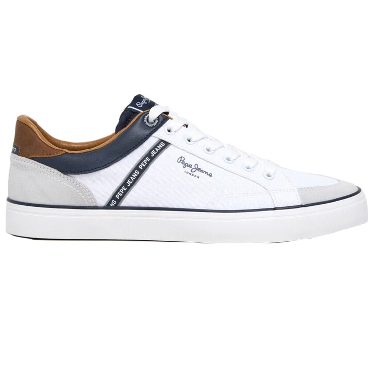 ZAPATILLA CLÁSICA HOMBRE PEPE JEANS DETALLES EN ANTE