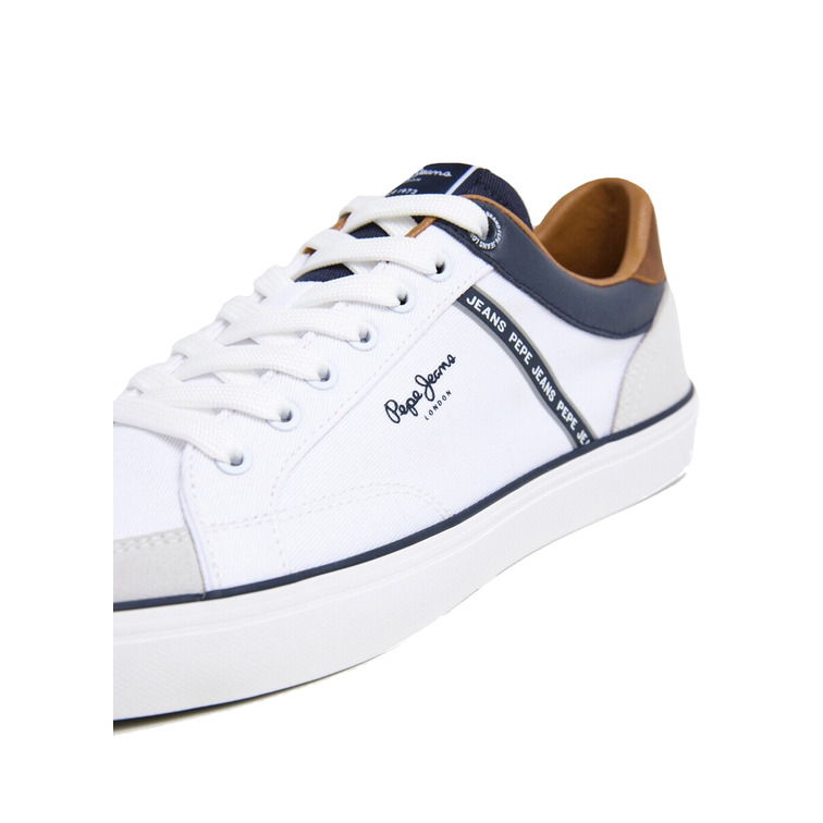 ZAPATILLA CLÁSICA HOMBRE PEPE JEANS DETALLES EN ANTE