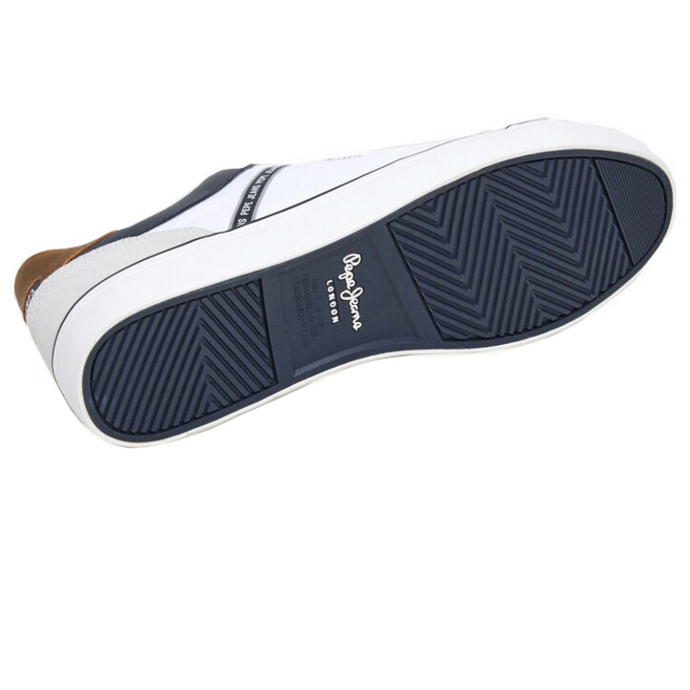 ZAPATILLA CLÁSICA HOMBRE PEPE JEANS DETALLES EN ANTE