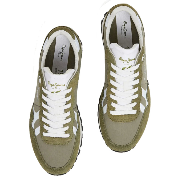 ZAPATILLAS RUNNING HOMBRE PEPE JEANS CON DETALLES ANTE