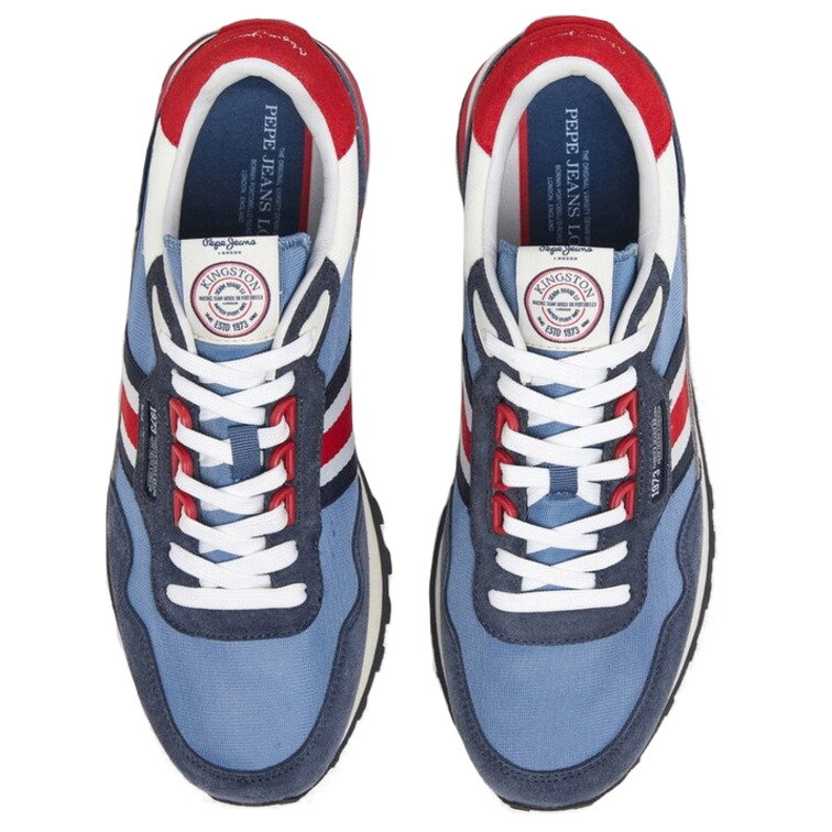 ZAPATILLA RUNNING HOMBRE PEPE JEANS DETALLES EN ANTE
