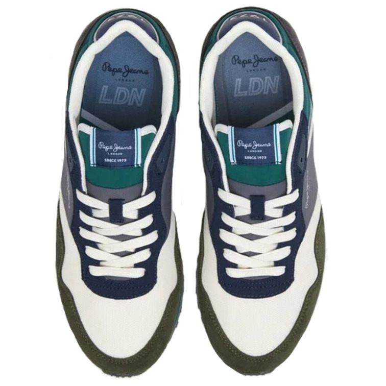 ZAPATILLA RUNNING HOMBRE PEPE JEANS COMBINADA