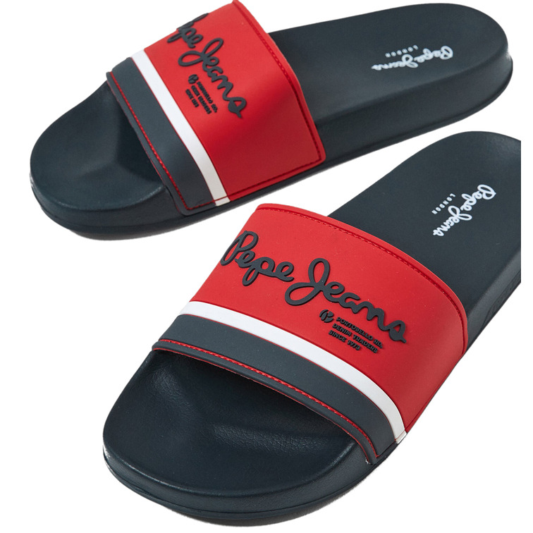 SANDALIA CON LOGO HOMBRE PEPE JEANS SLIDER