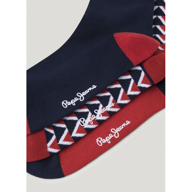 PACK 3 CALCETINES HOMBRE PEPE JEANS DE ALGODÓN
