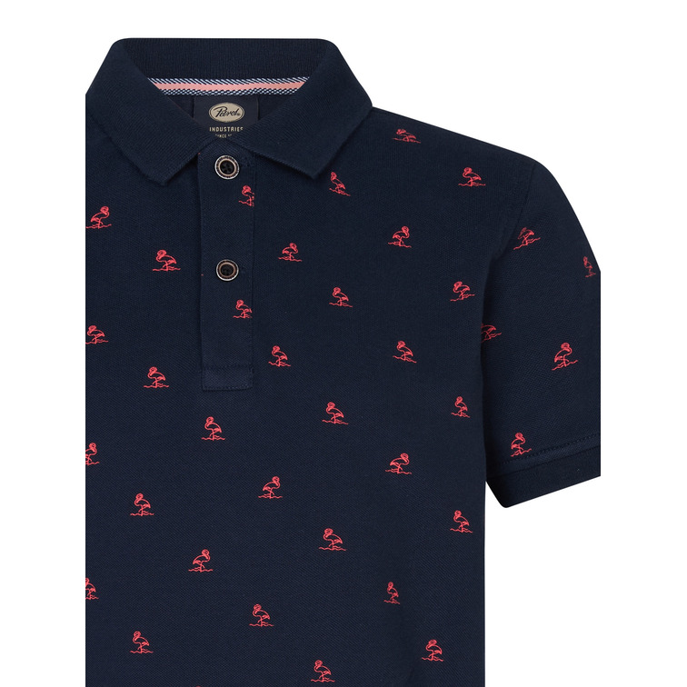 POLO NIÑO PETROL INDUSTRIES ESTAMPADO INTEGRAL FIT REGULAR
