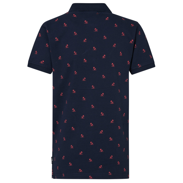 POLO NIÑO PETROL INDUSTRIES ESTAMPADO INTEGRAL FIT REGULAR