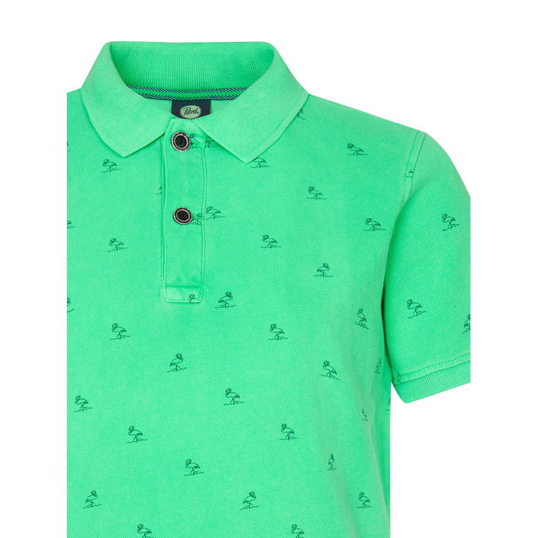 POLO NIÑO PETROL INDUSTRIES ESTAMPADO INTEGRAL FIT REGULAR