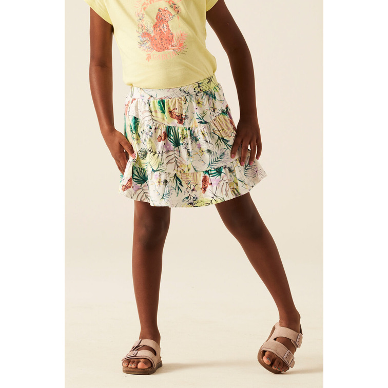 FALDA CON ESTAMPADO TROPICAL NIÑA GARCIA JEANS