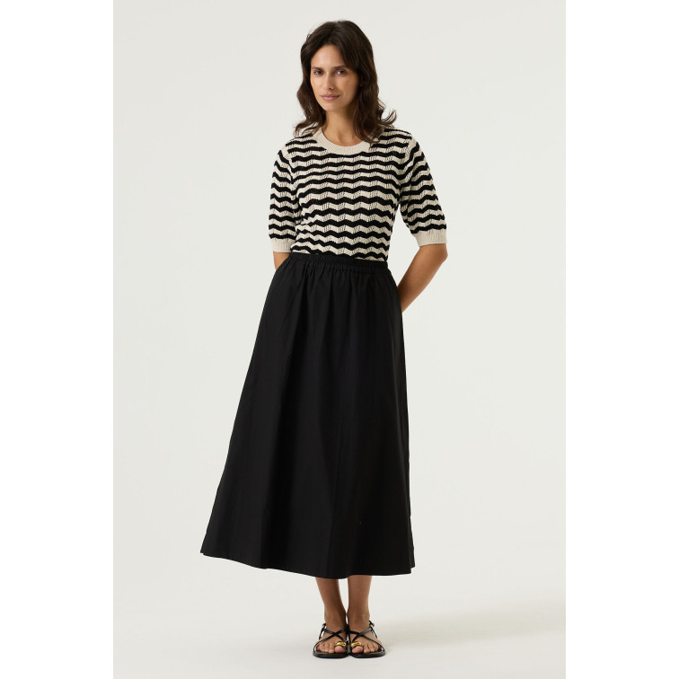 JERSEY CALADO DE MANGA CORTA MUJER GARCIA JEANS A RAYAS