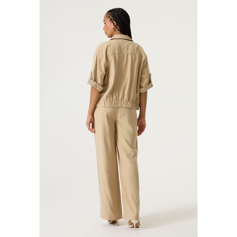 PANTALÓN EN SARGA MUJER GARCIA JEANS FIT WIDE