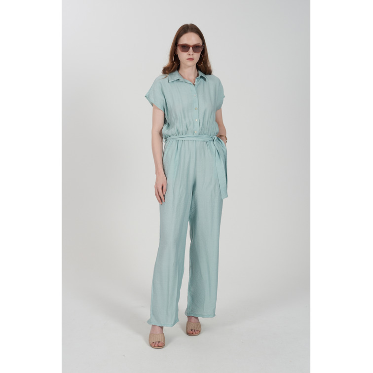 MONO MUJER YESZEE CON CUELLO CAMISERO