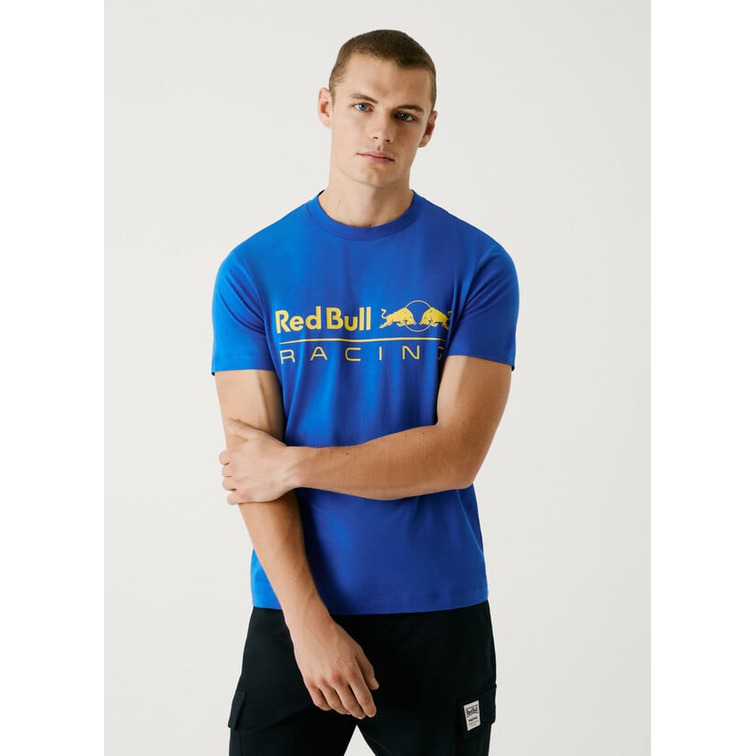 CAMISETA HOMBRE PEPE JEANS COLECCION RED BULL LOGO ESTAMPADO