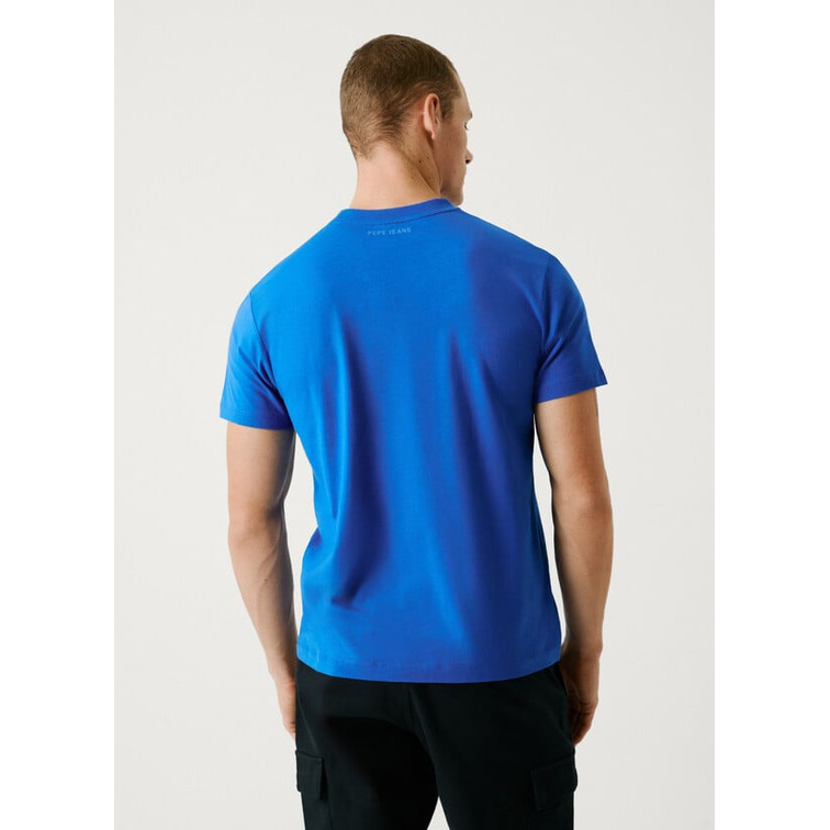 CAMISETA HOMBRE PEPE JEANS COLECCION RED BULL LOGO ESTAMPADO