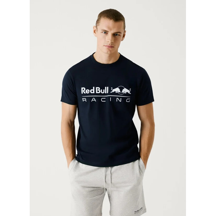 CAMISETA HOMBRE PEPE JEANS COLECCION RED BULL LOGO ESTAMPADO