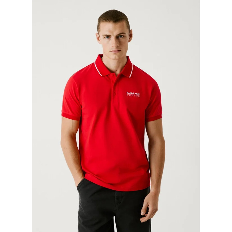 POLO PIQUÉ HOMBRE PEPE JEANS COLECCION RED BULL LOGO ESTAMPADO