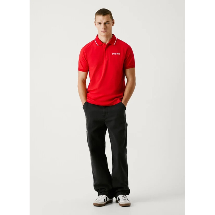 POLO PIQUÉ HOMBRE PEPE JEANS COLECCION RED BULL LOGO ESTAMPADO