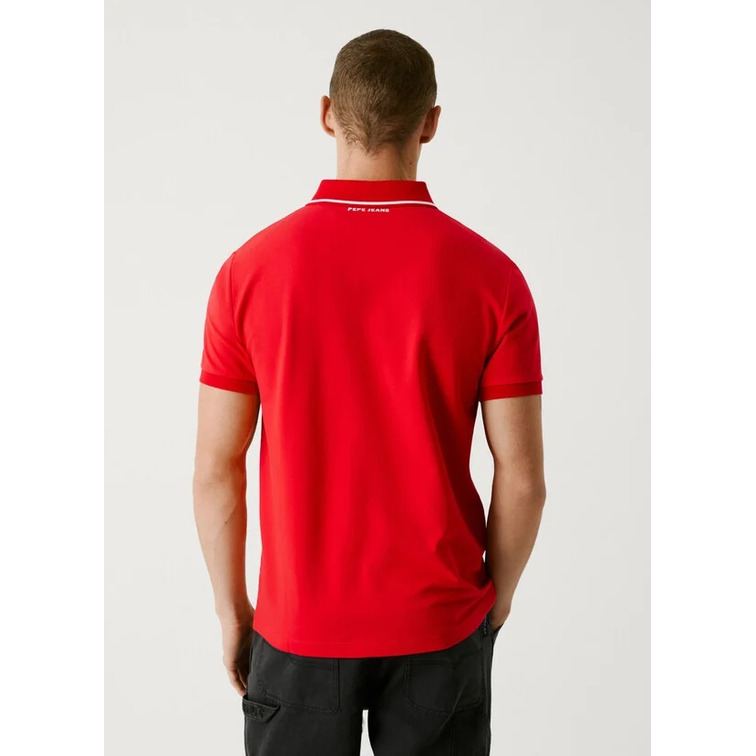 POLO PIQUÉ HOMBRE PEPE JEANS COLECCION RED BULL LOGO ESTAMPADO