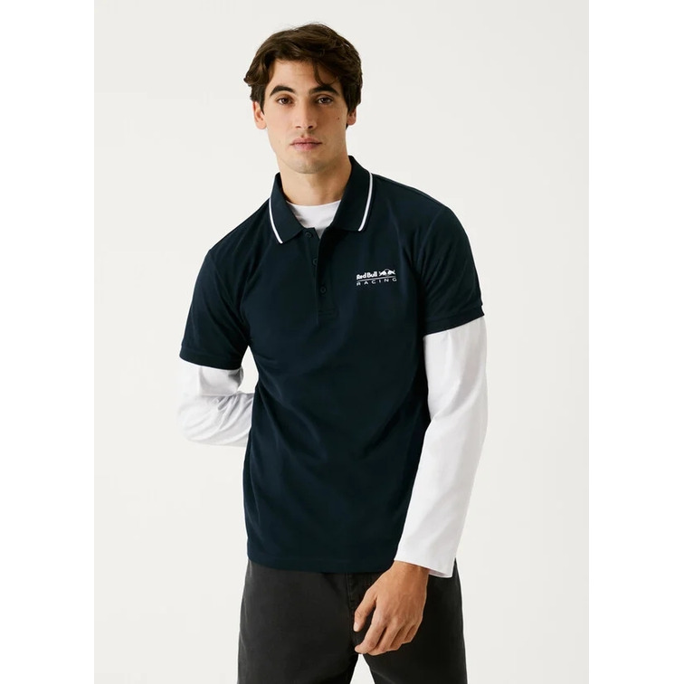 POLO PIQUÉ HOMBRE PEPE JEANS COLECCION RED BULL LOGO ESTAMPADO